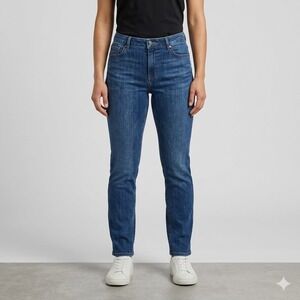 Alloy Apparel Slim Straight Tall Denim Jeans Size 20x35 Medium Dark Wash‎